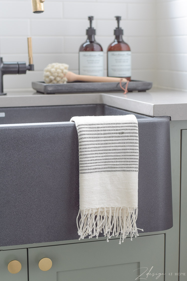 fringe hand towel - mcgee and co 