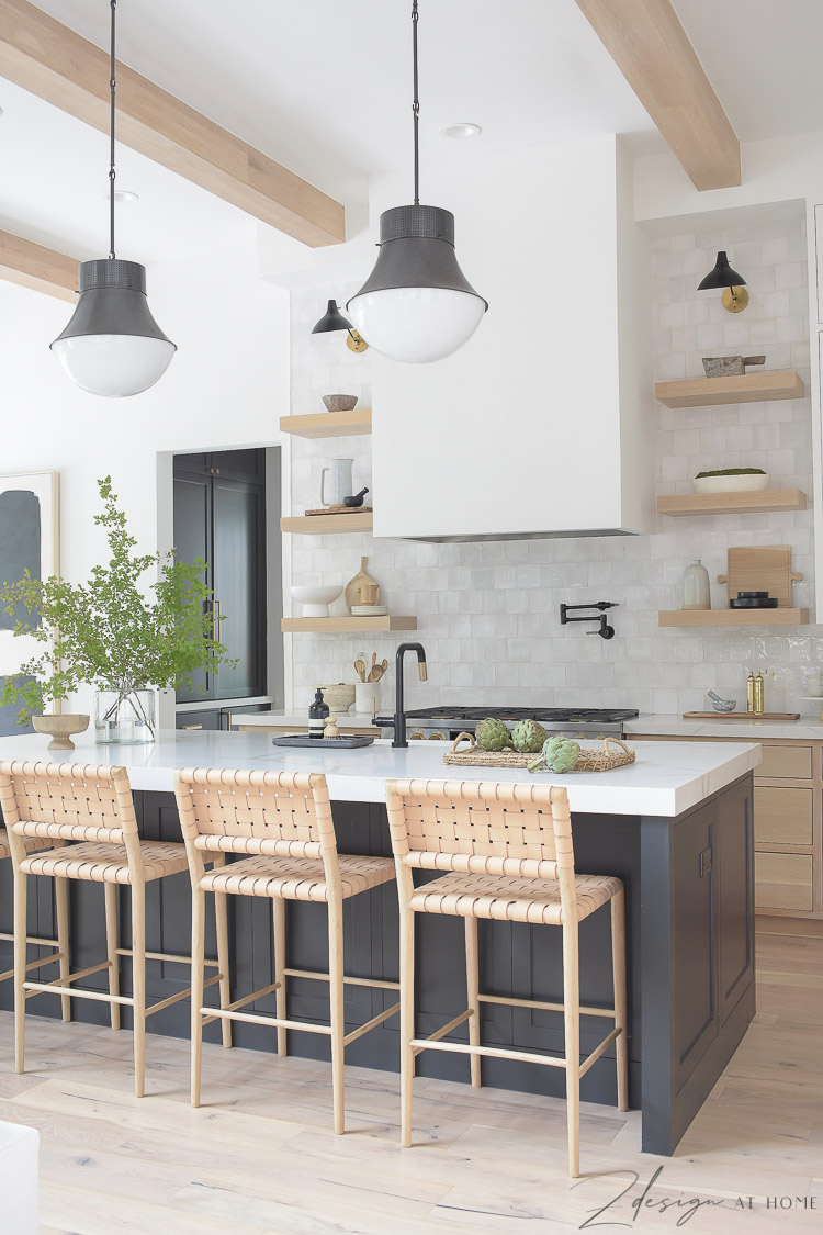 Modern farmhouse kitchen with 