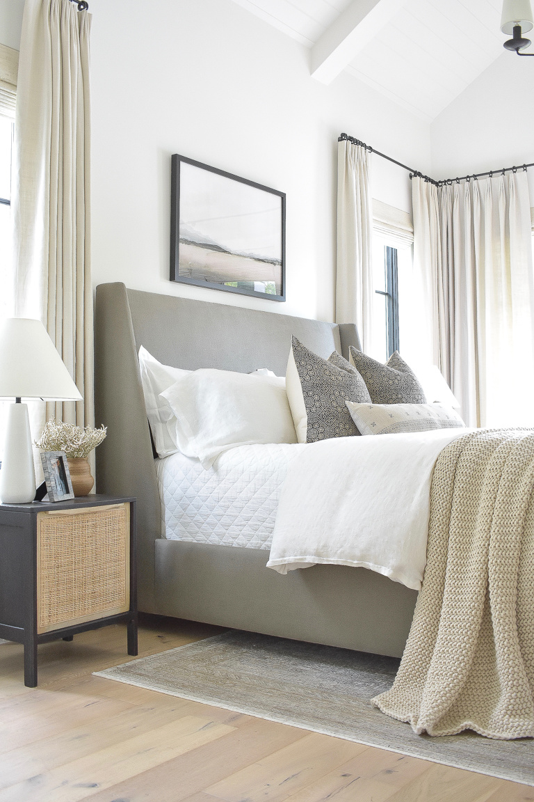 Simple Transitional Modern Fall Bedroom Tour