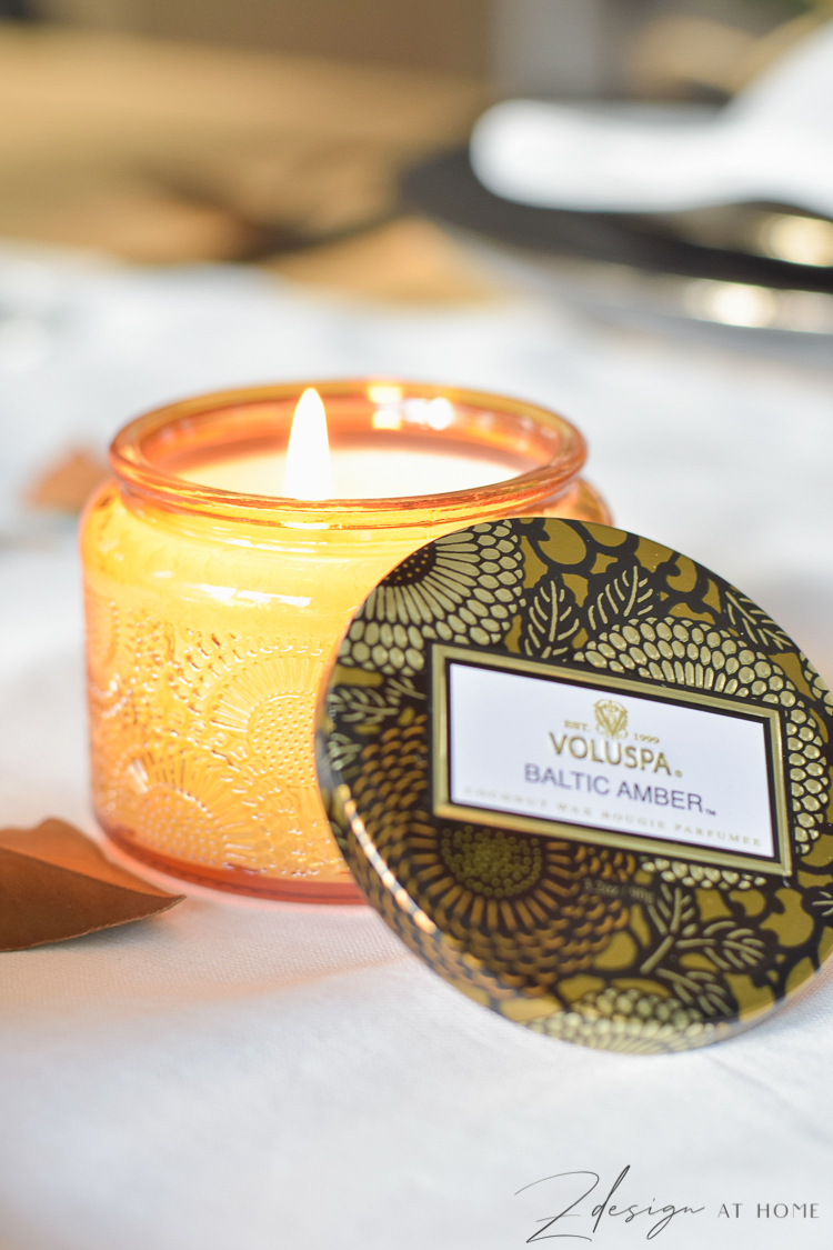 Voluspa fall candle tin jar 