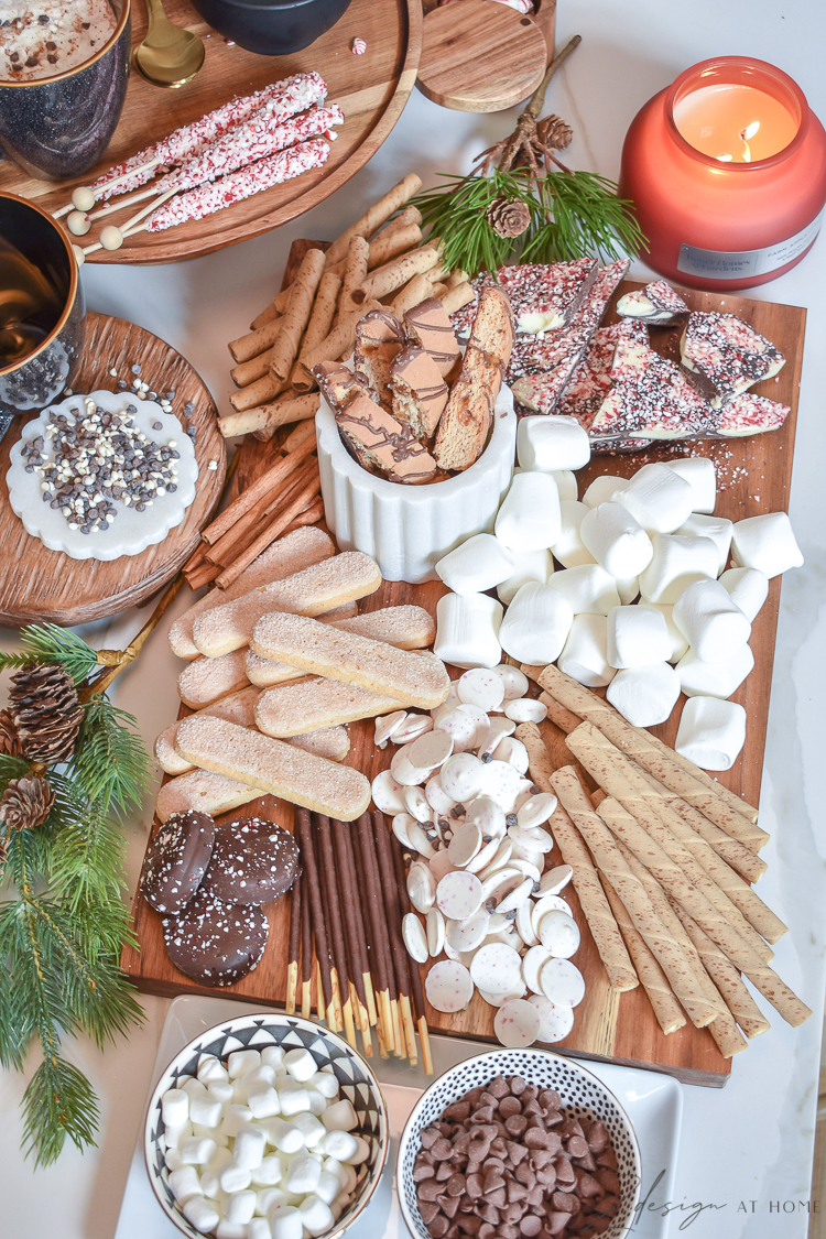 hot chocolate charcuterie board