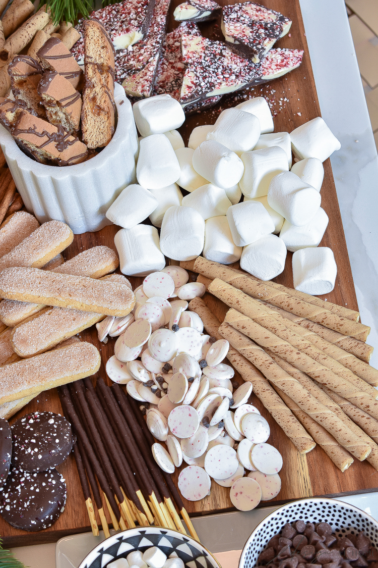 hot chocolate charcuterie board