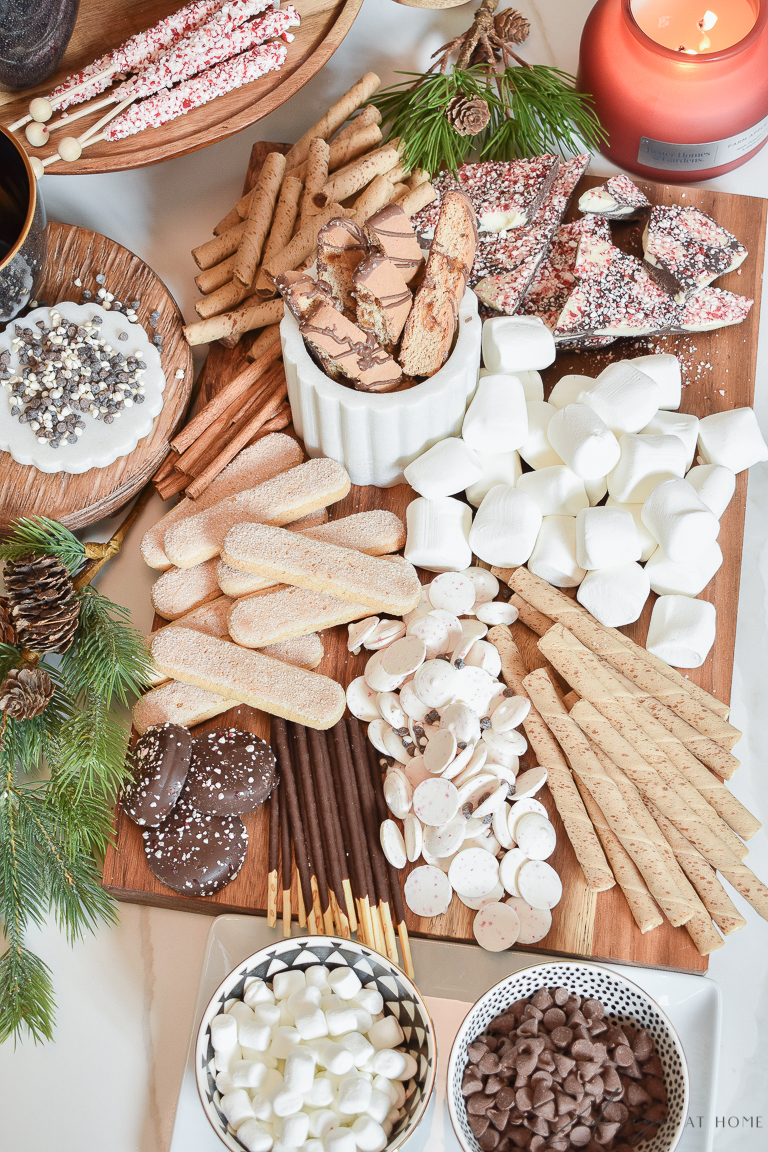 Make Your Own Hot Chocolate Charcuterie Board - Mom Does Reviews