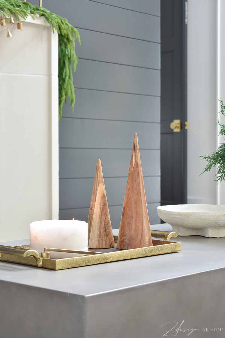 studio McGee for Target wooden christmas trees - modern christmas decor 