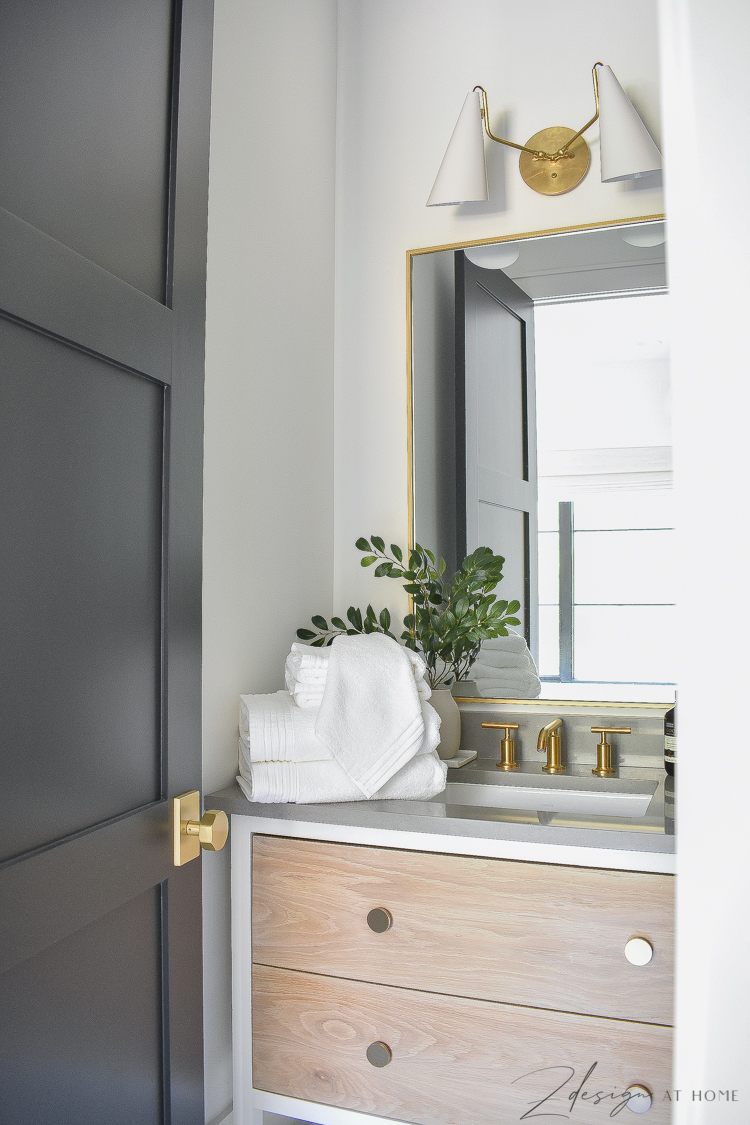 Guest Bathroom #OXOSpringCleaning - PB + P Design