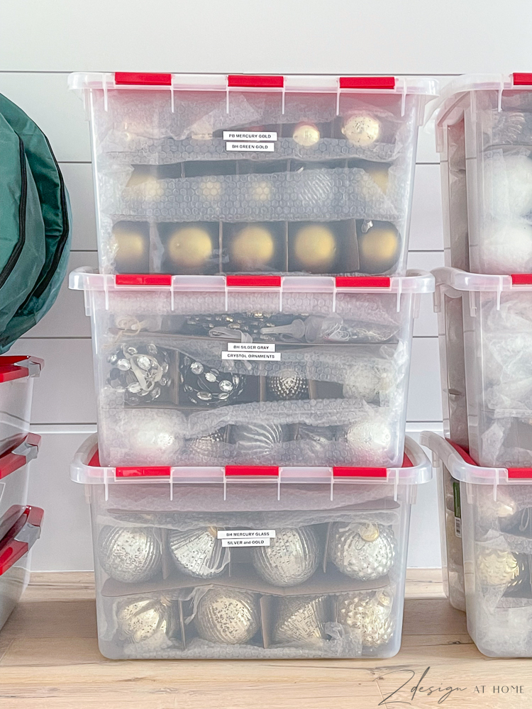 christmas ornament storage organizers 