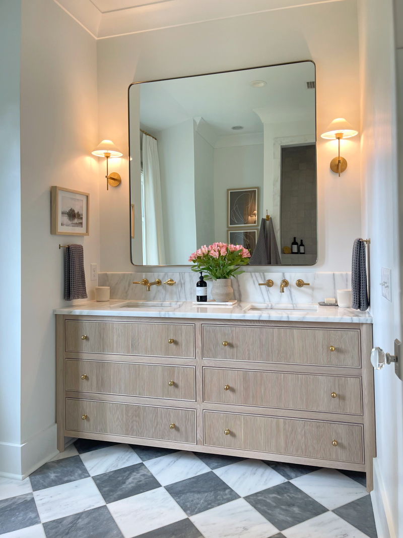 Reeded Vanities you can buy + Recreate my Bathroom Look ZDesign At Home